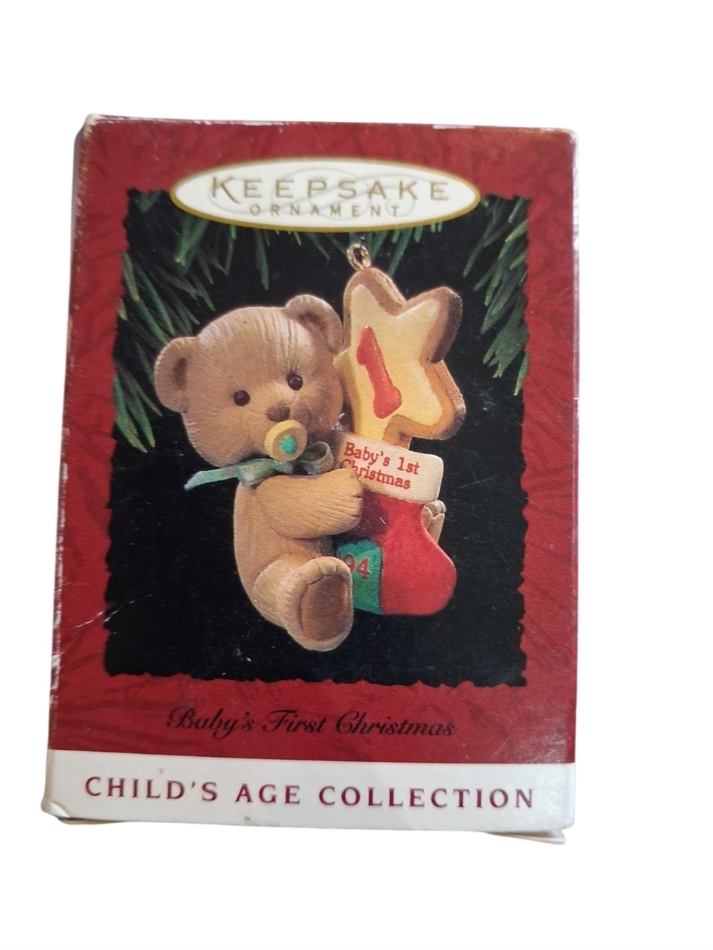 'Baby's 1st Christmas' Teddy Ornament